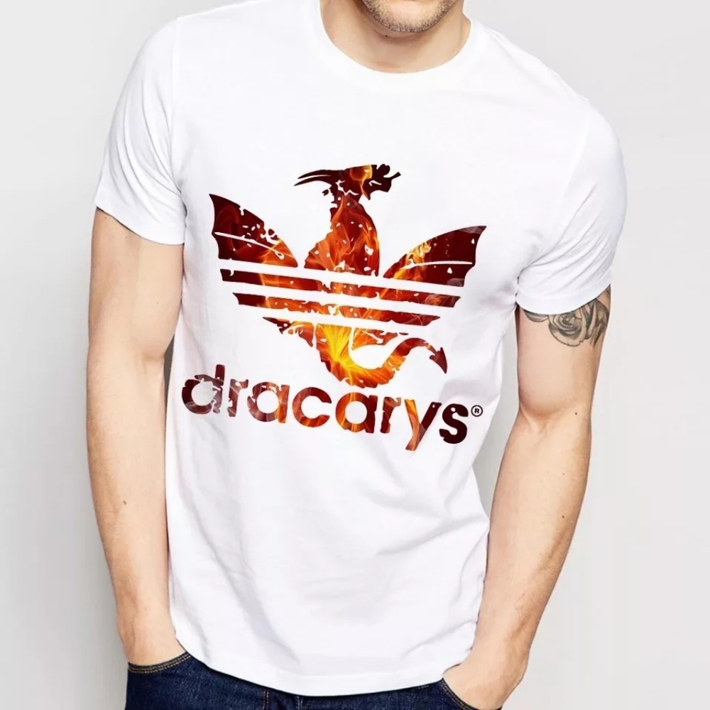 Daenerys Dragon Dracarys funny t shirt men summer